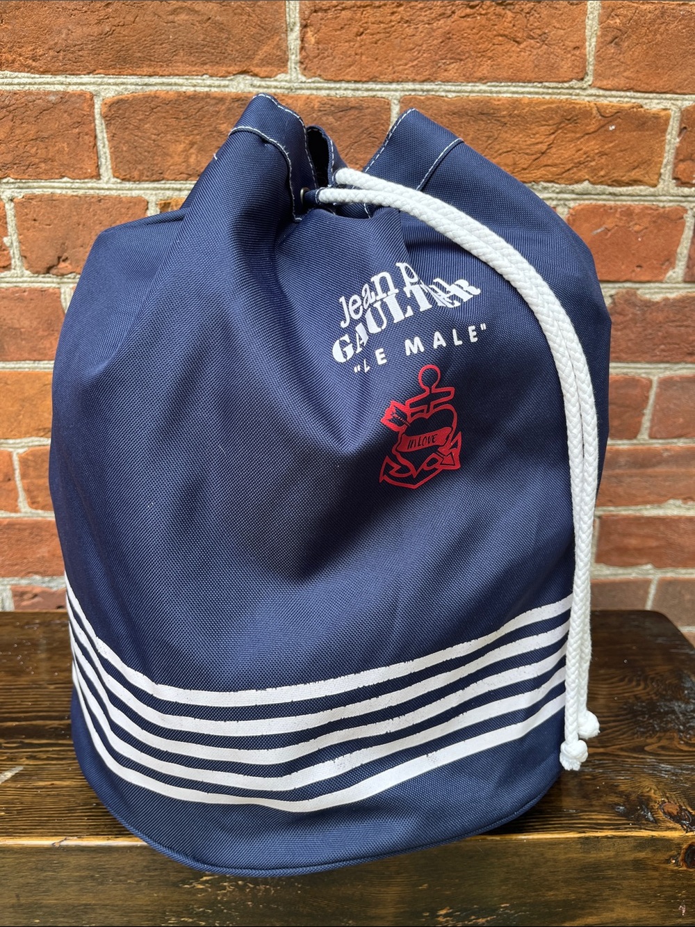 Jean Paul Gaultier Le Male Navy Sailor Duffle Bag